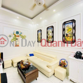 Beautiful new 42m x 4-storey house, near Truong Dinh-Tan Mai intersection, open alley - Morning parking, price 5.7 billion _0