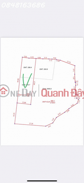 Property Search Vietnam | OneDay | Nhà ở | Niêm yết bán | Bán lô đất siêu đẹp trung tâm xã Hợp Phong, Cao Phong, Hoà Bình, DT 480m2, giá đầu tư