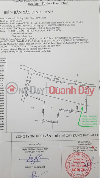 đ 6 Billion HOT HOT - OWNER URGENTLY SELLS LAND LOT IN TRUNG LAP HA COMMUNE, CU CHI, HCM