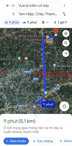 ₫ 2.2 Billion OWNER NEEDS TO SELL QUICKLY Beautiful Lot In Hamlet 5, Tam Hiep Commune, Chau Thanh District, Tien Giang