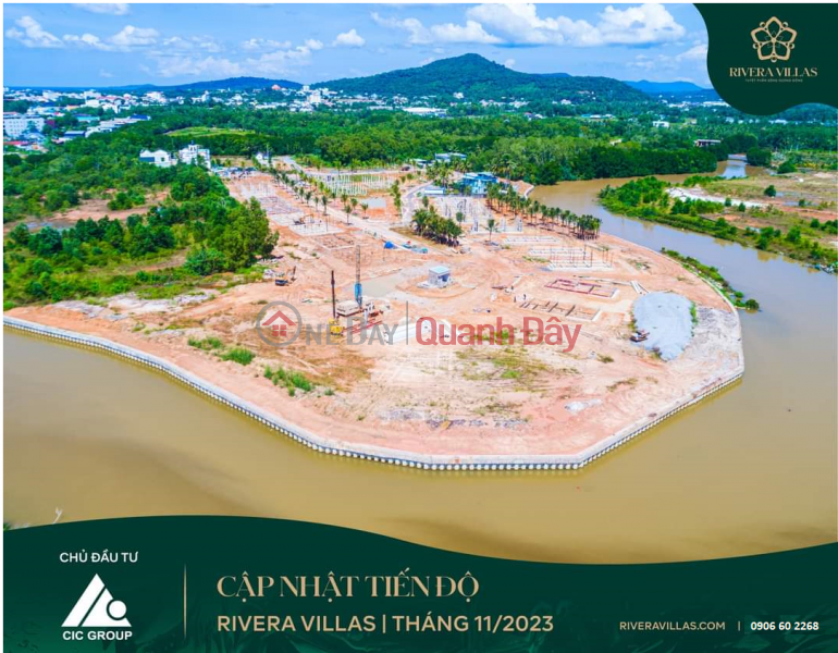 Update Riverfront Corridor of Rivera Villas Project in City. Phu Quoc, Vietnam | Sales đ 16 Billion