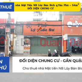 House for rent, NB Luy Ban Bich street frontage, 54m² - OPPOSITE APARTMENT - 13 million _0