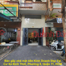 Bán gấp nhà mặt tiền Kinh Doanh Đẹp Tại Cư Xá Bình Thới, Phường 8, Quận 11, tp Hồ Chí Minh _0