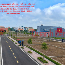 HOT HOT – LAND FOR SALE, FULLY RESIDENTIAL LAND – NEAR MARKET _0