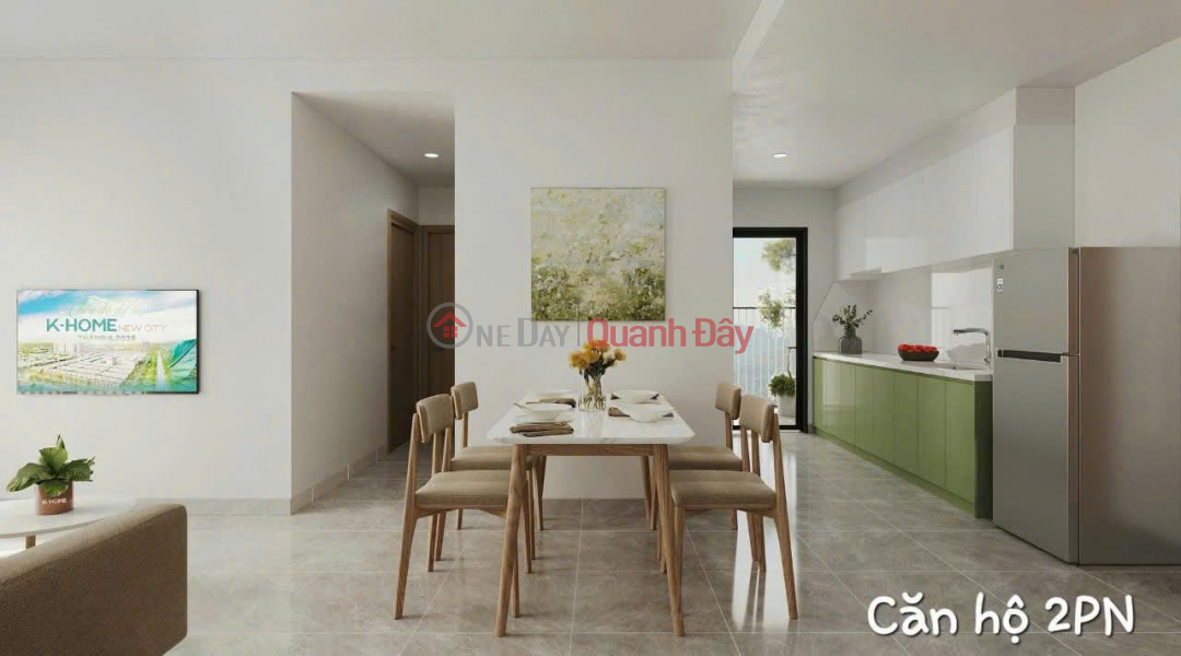 2-bedroom Apartment – 70m² K-Home, Singapore Standard, Price Only 1.55 Billion | Vietnam | Sales | đ 1.55 Billion