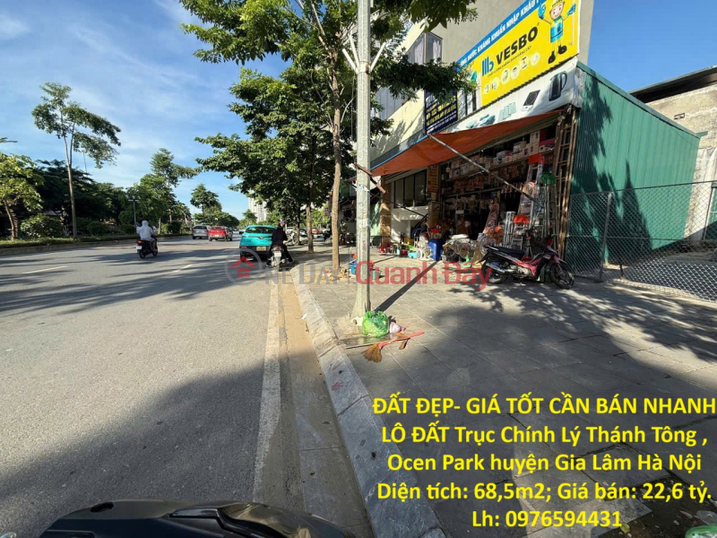 PRIME LAND FOR SALE - GREAT PRICE! PLOT ON LY THANH TONG MAIN ROAD, Ocen Park, GIA LAM DISTRICT, HANOI Sales Listings