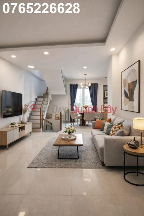 4-story house near Tan Ky Tan Quy, 8m wide alley accessible by car, 50m2, under 3 billion VND, strong negotiation possible. _0