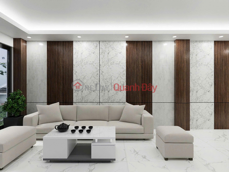 đ 11.45 Billion Beautiful house, fully furnished with high-end furniture, car parking at the gate. Tram Street - Long Bien. 40m2 x 6 floors x 11.45 billion VND.