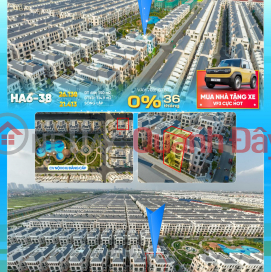 HA6-38 song lập 150m2, cạnh góc, cạnh vườn hoa - \