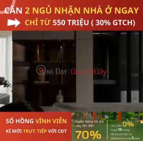 ONLY 550 MILLION (30% GTCH) YOU NOW OWN A 2 BEDROOM APARTMENT AT VINHOMES OCEAN PARK – RECEIVE HOUSING NOW – PINK BOOK Sales Listings