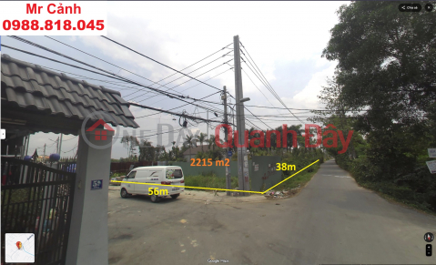 Land for sale 2215m2 Thu Duc district, HCMC, 2215m2, corner lot, 38m frontage, car access. Price 72 billion _0