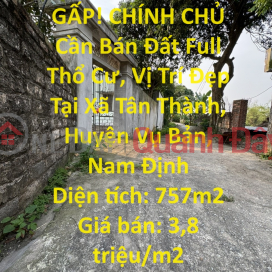 URGENT! OWNER Needs to Sell Full Residential Land, Beautiful Location in Tan Thanh Commune, Vu Ban District, Nam Dinh _0