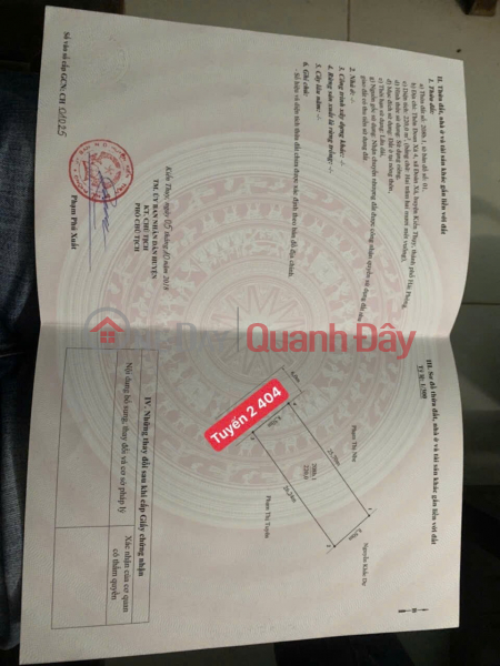 Property Search Vietnam | OneDay | Nhà ở Niêm yết bán Bán đất mặt đường nhựa Đoàn Xá sát KCN và Cảng Logistics - ZALO 0567 222 555