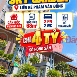 Corner apartment for sale at Phu Dong Sky Garden, Pham Van Dong Street, 68m2, 2 bedrooms, ready title deed, 4 billion VND. _0