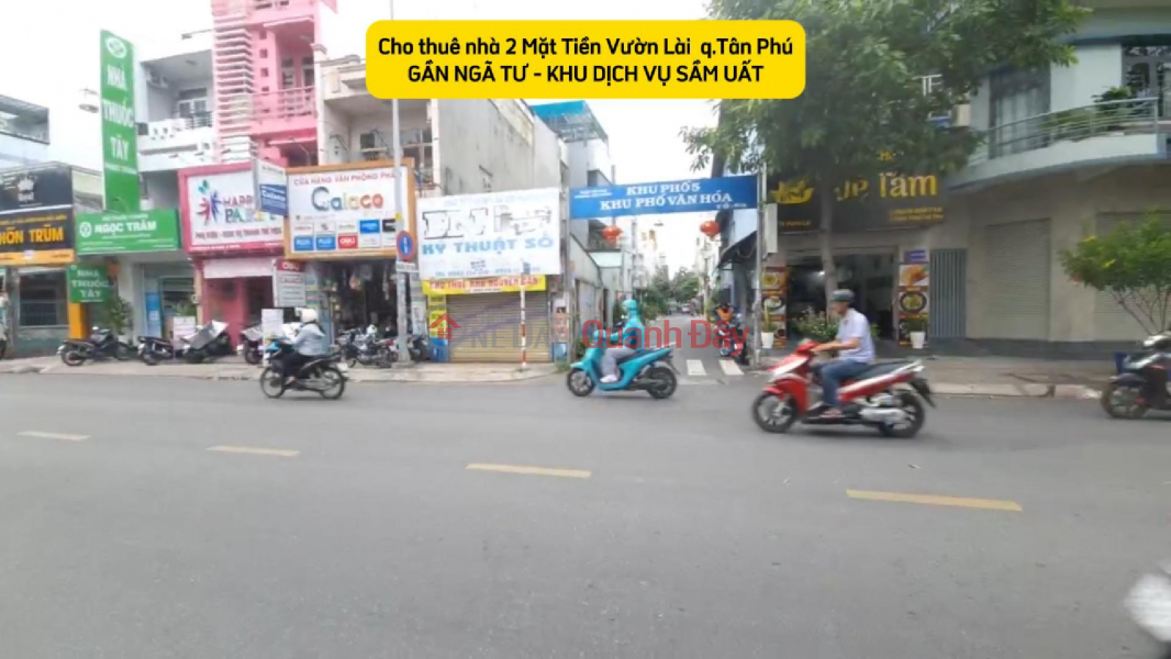 Cho thuê nhà 2 mặt tiền Vườn Lài 72m² - GẦN NGÃ TƯ -KHU DỊCH VỤ SẦM UẤT Niêm yết cho thuê