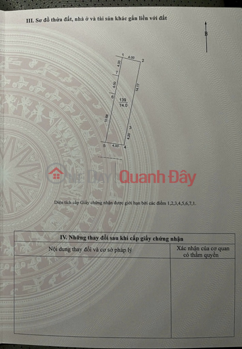 Bán đất Kính Nỗ, Uy Nỗ, 74m x 4m, oto thông, giá 4 tỷ 6 có TL. LH: 0936123469 _0