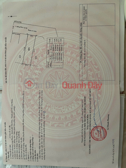 PRIME LAND – GOOD PRICE – OWNER SELLING Located at Alley 340, Long Phuoc Ward, District 9, Long Phuoc Ward _0