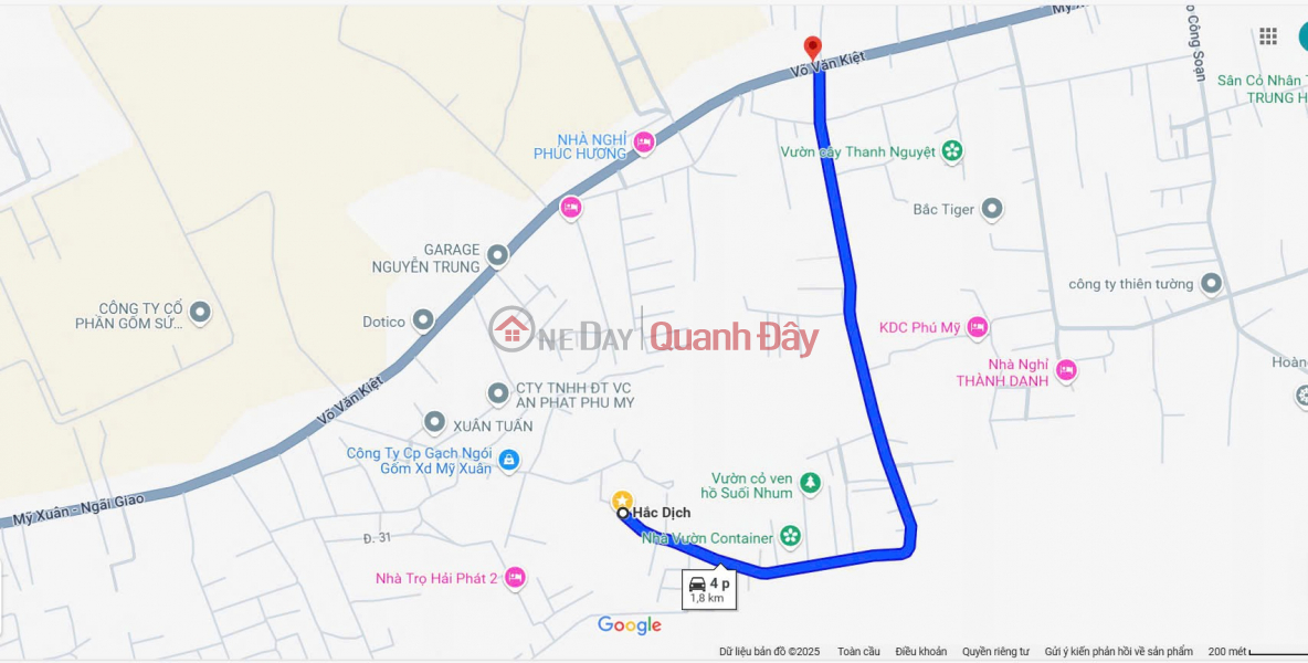 Property Search Vietnam | OneDay | Nhà ở Niêm yết bán ĐẦU TƯ SINH LỜI - Chính Chủ Bán Lô Đất view Suối Nhum, phường Hắc Dịch, thị xã Phú Mỹ, BRVT