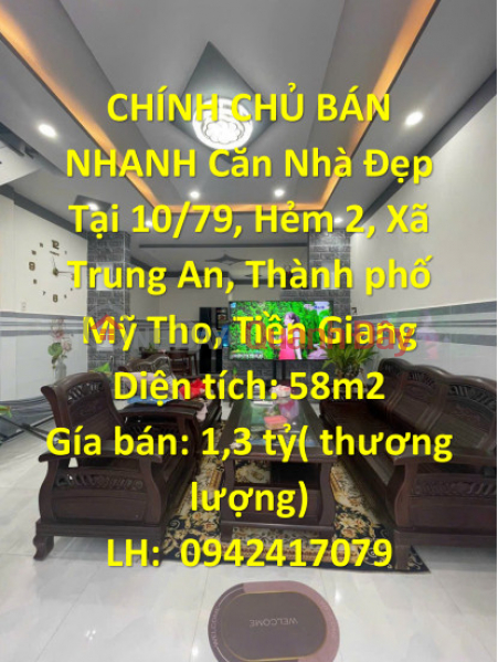 QUICK SELLING BY OWNER Beautiful House In My Tho City - Tien Giang - Extremely Discount Price Sales Listings