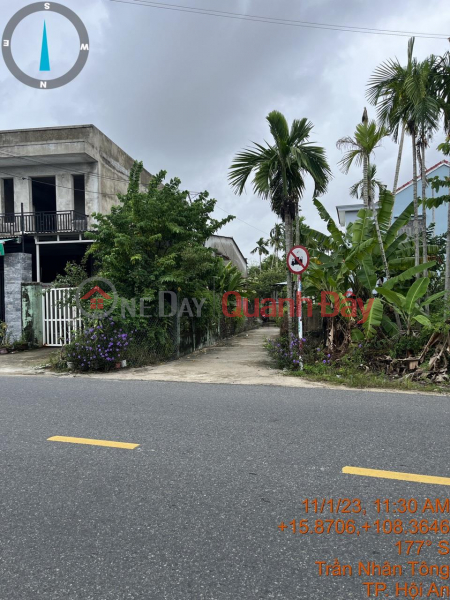 ₫ 2.8 Billion, BEAUTIFUL LAND - GOOD PRICE - Fast Selling Land Lot with Beautiful Location in Cam Thanh Commune, Hoi An City, Quang Nam