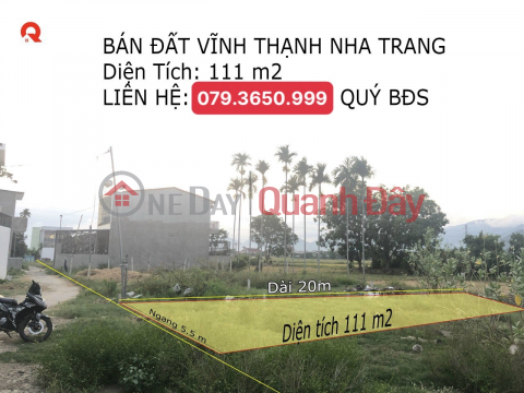 Bán đất Vĩnh Thạnh Nha Trang gâng đường 23/10 giá 11,5 triệu/m2 _0