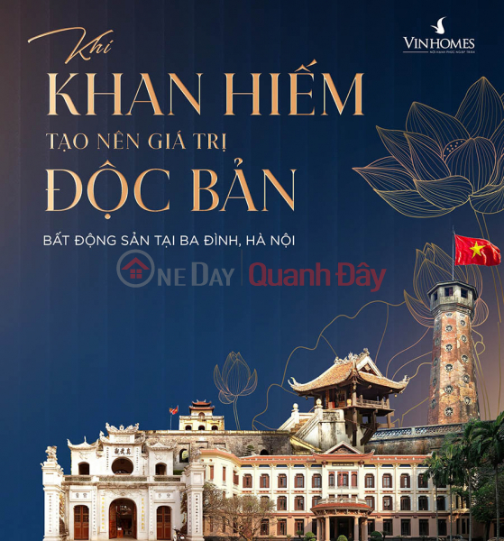 Tọa lạc vị trí kim cương - Sống trọn đỉnh cao tại Vinhomes Giảng Võ Niêm yết bán