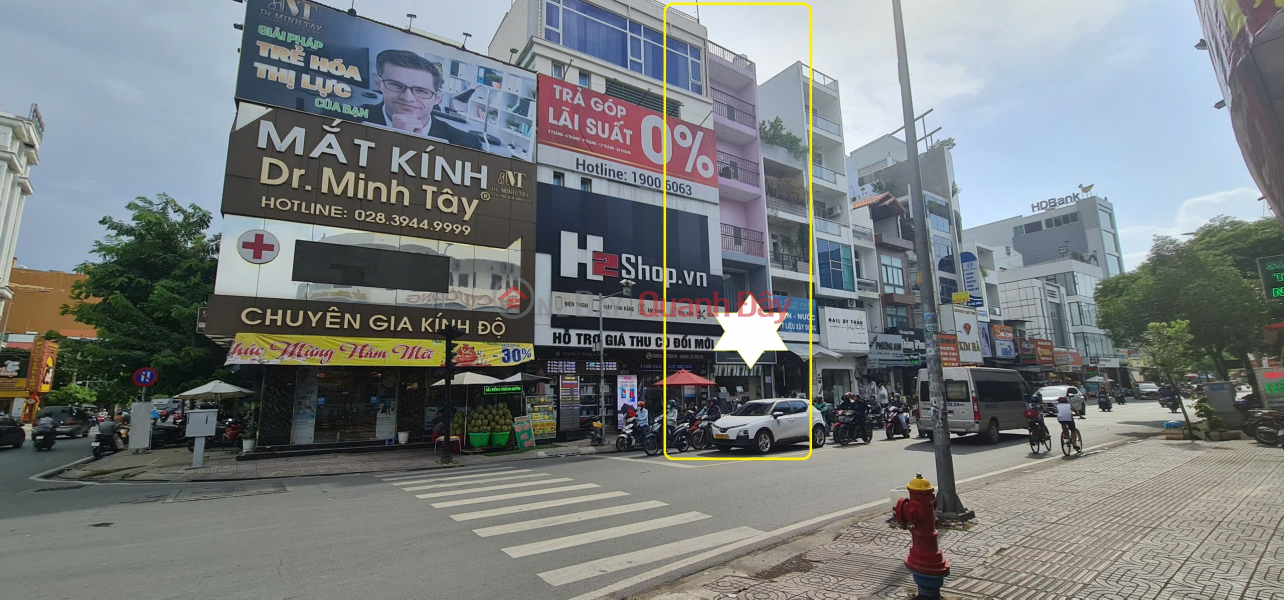 Property Search Vietnam | OneDay | Residential | Rental Listings | House for rent on Go Dau street frontage, 48m², 4 FLOORS - RIGHT AT A VERY BUSY CROSSROAD