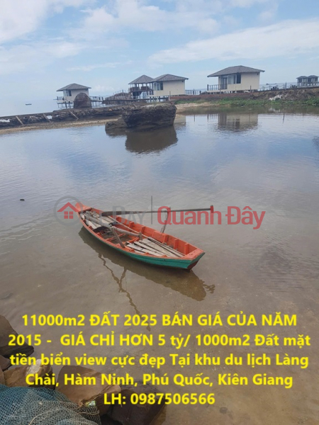 Owner Sells Beachfront Land Plot with Beautiful View in Fishing Village Tourist Area, Ham Ninh Sales Listings