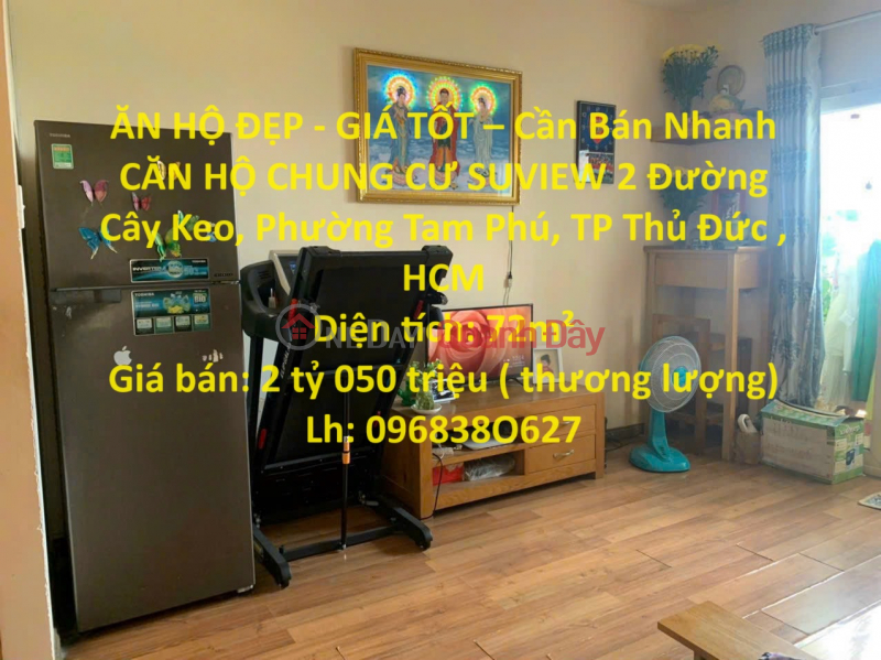 BEAUTIFUL APARTMENT - GOOD PRICE - For Quick Sale SUVIEW 2 APARTMENT - Thu Duc City Sales Listings