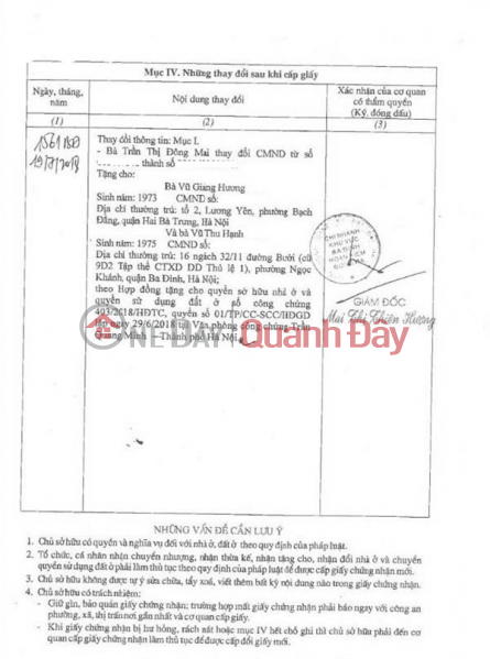 Owner needs to sell house number 16. Alley 32 Buoi street. In front of Thu Le park gate. | Vietnam | Sales đ 9.5 Billion