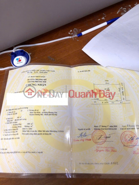 OWNER NEEDS TO SELL 300M2 LAND LOT IN DONG PHUONG YEN-CHUONG MY-HANOI Vietnam | Sales, đ 6.1 Billion