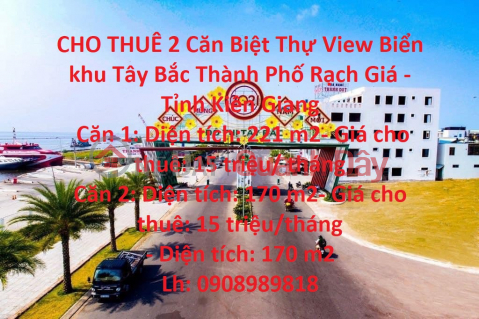 2 Villas for Rent with Sea View in Northwest Rach Gia City - Kien Giang Province _0
