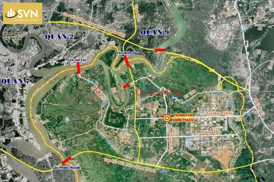 đ 165 Billion, Opportunity to Own Land in Nhon Trach