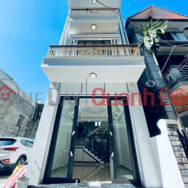 Newly built 4-storey house for sale, 60 motorbikes, door to door, Dang Lam, Hai An, 4ty350 _0