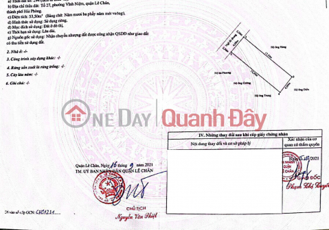 THANH LÝ NHÀ 4 TẦNG PHỐ VĨNH TIẾN, QUẬN LÊ CHÂN, HẢI PHÒNG _0