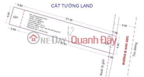 Frontage of Road B, ADC Villa Area - Phu Thanh, Tan Phu - 106m², Price 10.4 Billion _0
