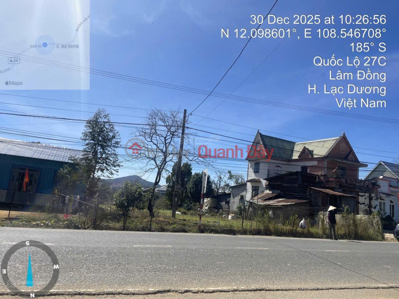 Property Search Vietnam | OneDay | Residential, Sales Listings OWNER SELLING 1,869M2 LAND WITH WIDE REAR AREA, RESIDENTIAL LAND TITLE, FULL AMENITIES, FRONTAGE ON NATIONAL HIGHWAY 27C - LAC DUONG