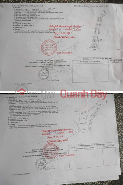 đ 4.5 Billion Land for sale in Dinh Hiep, Dau Tieng - Over 4,300m2, price only 4.5 billion VND, now part of Ho Chi Minh City - Great potential.