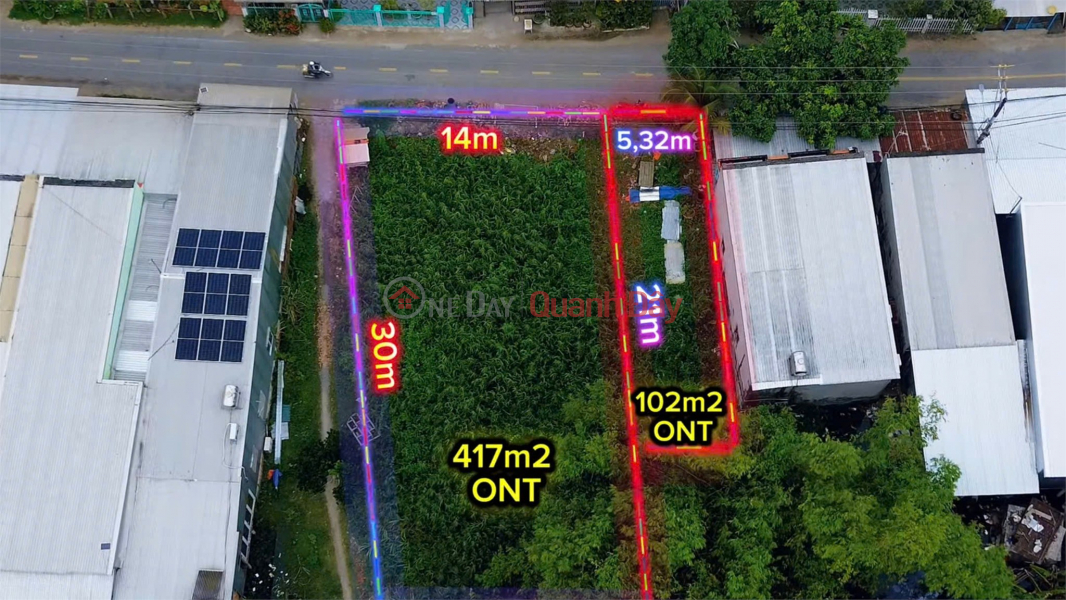 OWNER NEEDS TO SELL RESIDENTIAL LAND WITH FRONTAGE ON ASPHALT ROAD, Vinh Trach Commune, Thoai Son District, An Giang Province Sales Listings