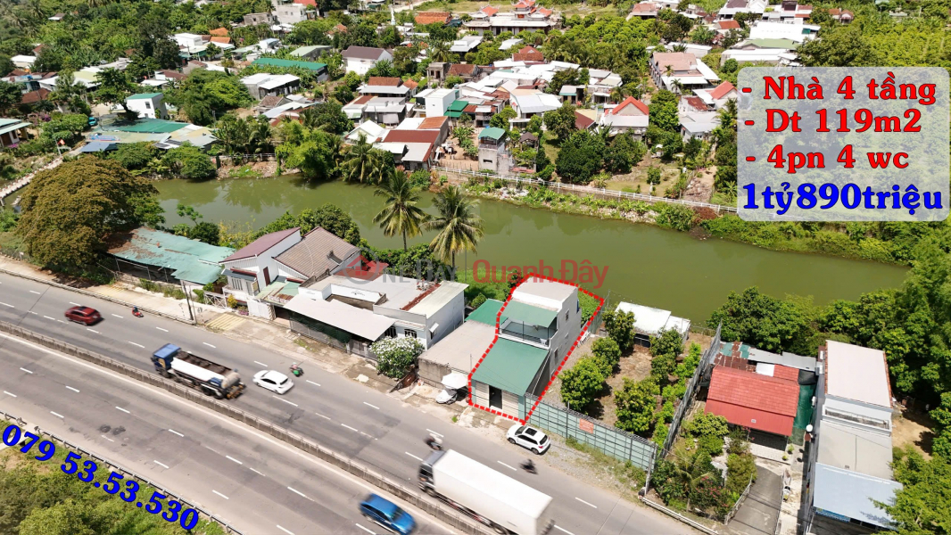 "4-storey house on Highway 1A frontage" Convenient for business and rental, ZalO79-53.53.53O Sales Listings