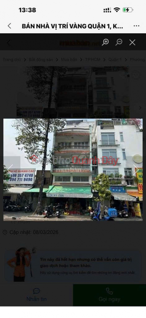 GREAT PRICE: HOUSE FOR SALE, 33M2, CORNER UNIT WITH 2 STREET FRONTAGES – 75A KY CON STREET, BEN THANH WARD, DISTRICT 1, HO CHI MINH CITY _0