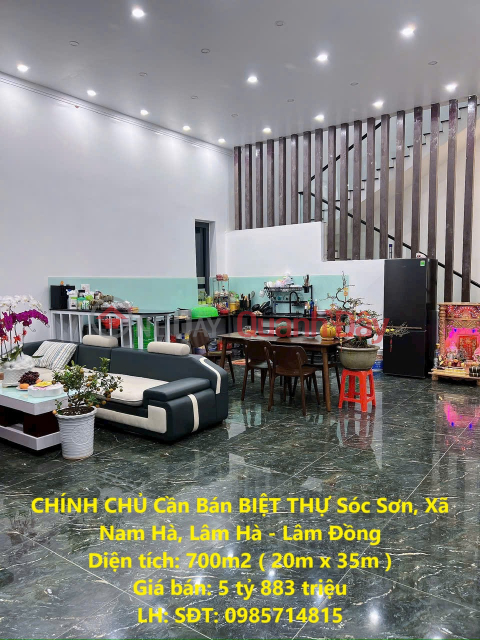 OWNER Needs to Sell VILLA Soc Son, Nam Ha Commune, Lam Ha - Lam Dong _0