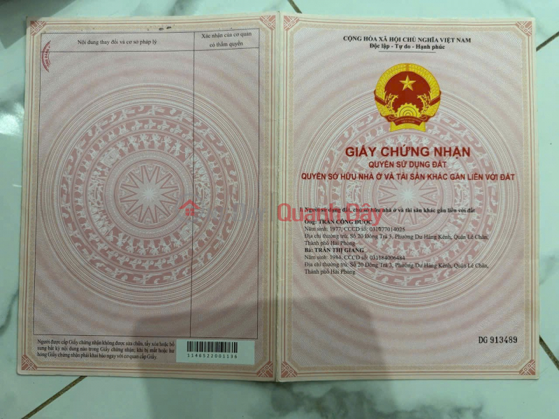 Property Search Vietnam | OneDay | Residential | Sales Listings 2.4 billion – 82.2m2 – Road frontage 403 Minh Duc, Do Son – Zalo 0567222555
