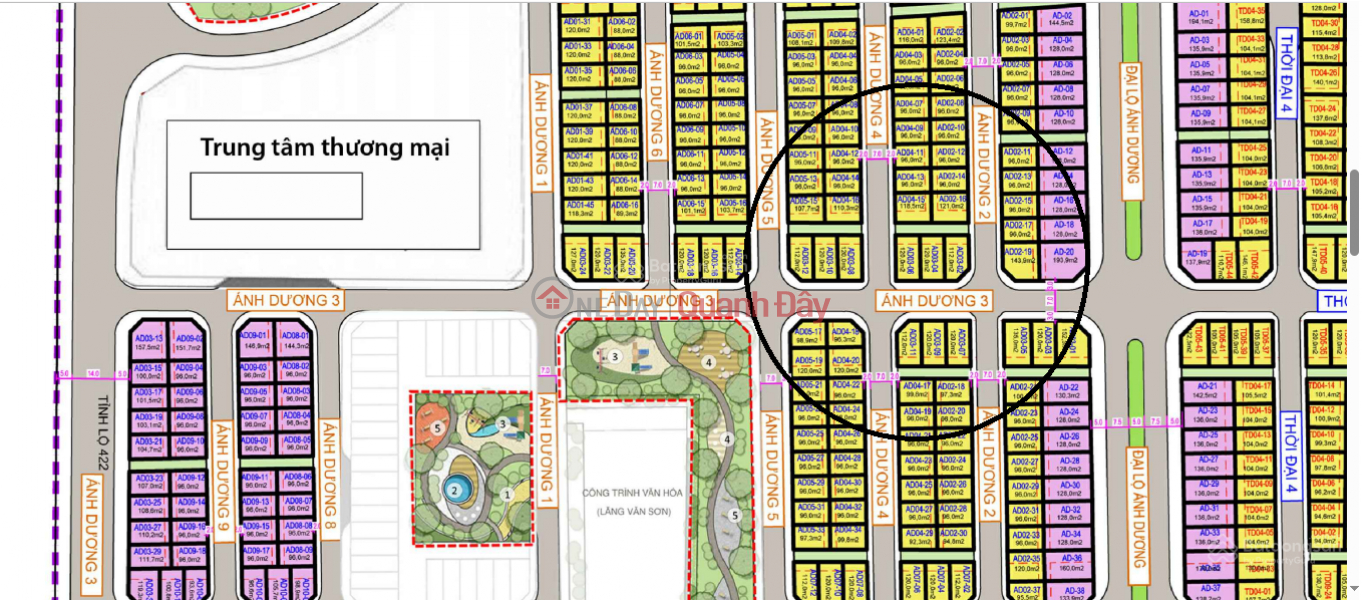 đ 15 Billion, (Fund of Commerce) Selling adjacent villa on Anh Duong street 72-100m 200 - 350m main business axis Vinhomes Wonder Park