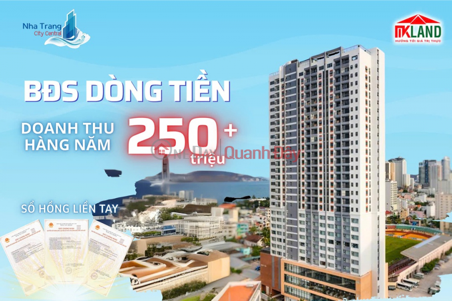 đ 46 triệu Căn Hộ D\'QUA - CĂN HỘ DU LỊCH CÓ SỔ HỒNG TRUNG TÂM NHA TRANG - TỰ DO LÀM CHỦ, LINH HOẠT SINH LỜI