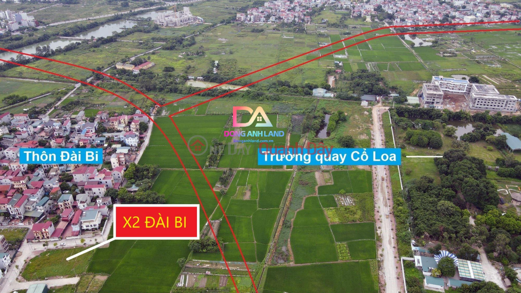 Property Search Vietnam | OneDay | Residential, Sales Listings Land sale at auction of X2 Dai Bi village, Uy No commune, Dong Anh district, Hanoi city.