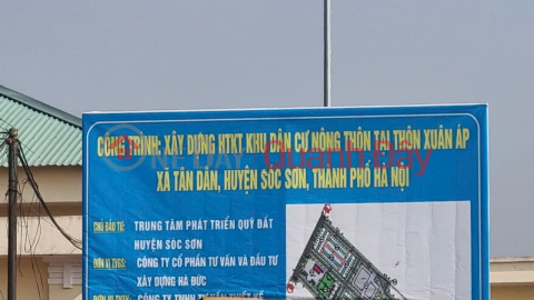 Land for sale, fully residential, in Xuan Le, Kim Anh Commune, Hanoi - formerly Tan Dan Commune, Soc Son District, Hanoi. _0