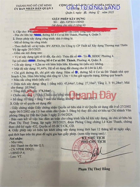 Property Search Vietnam | OneDay | Residential | Sales Listings, House for sale 56m2, Street 4, Do Thanh Residence, Ward 4, District 3 -- Near Binh Dan Hospital -- Price only 7.2 billion