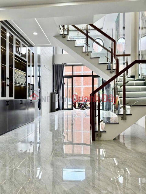 4-story house - 6m wide road - VIP subdivided area - Kinh Duong Vuong - near Ten Lua and AEON (4 x 13) 52m2 _0