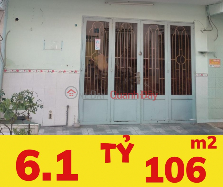 Bán gấp Nhà Cấp 4 Nguyễn Văn Quỳ, 106m2, 4m x 26.5m, Giá 6.1 Tỷ, số vuông như A4 Niêm yết bán